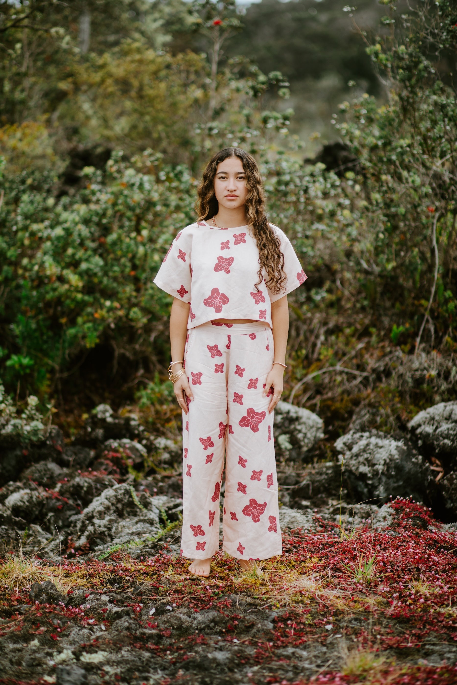 Sig Zane x Coconut ave. Likoʻula Vespa Pant- Lotus