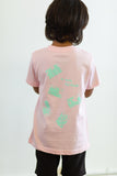 Tropical Postcard Keiki Tee- Pink