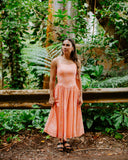 He ʻŪlei Kolo Hōʻike Dress- Cantaloupe
