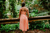 He ʻŪlei Kolo Hōʻike Dress- Cantaloupe