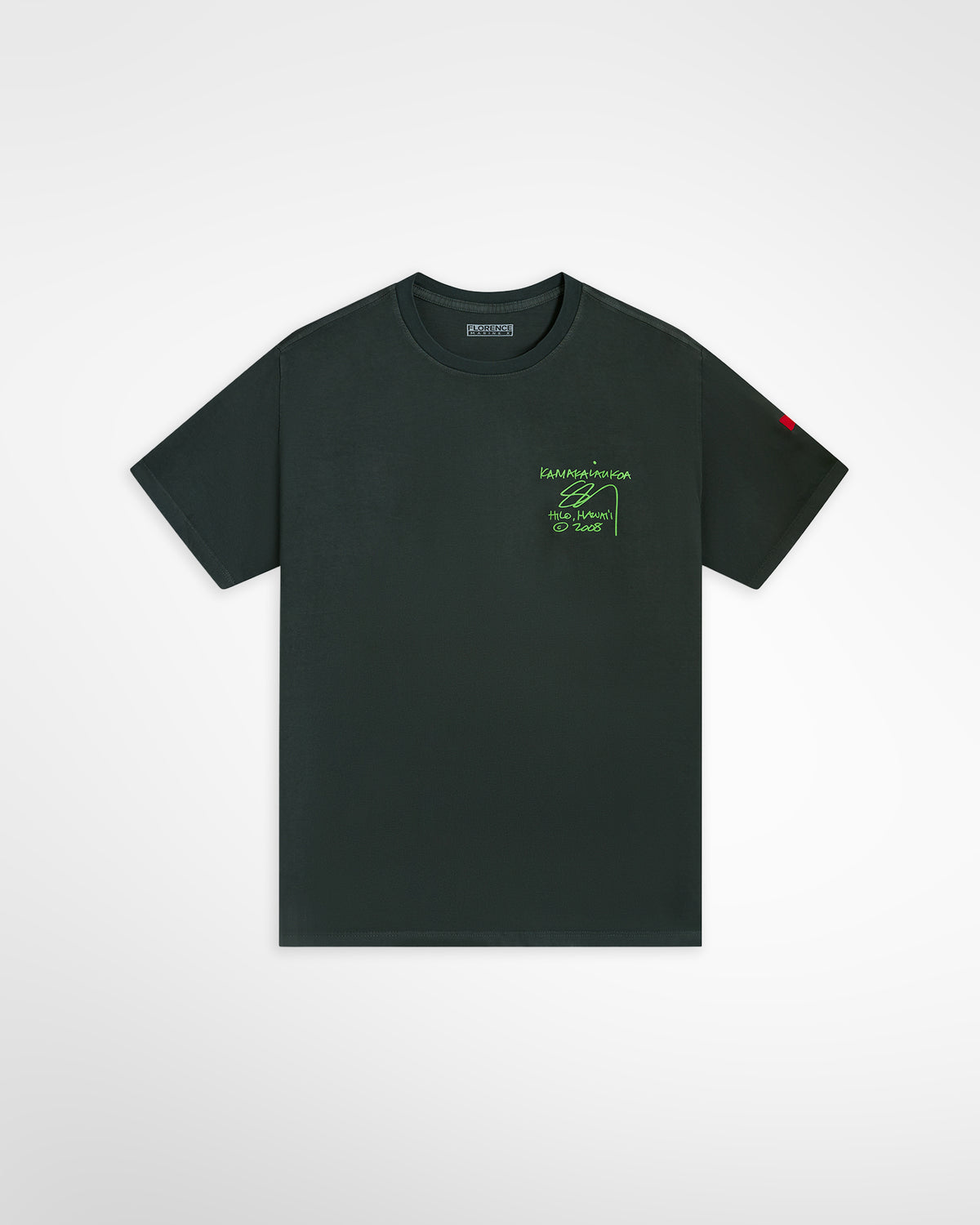 Florence x Sig Zane Kamakalaukoa T-Shirt- Sycamore