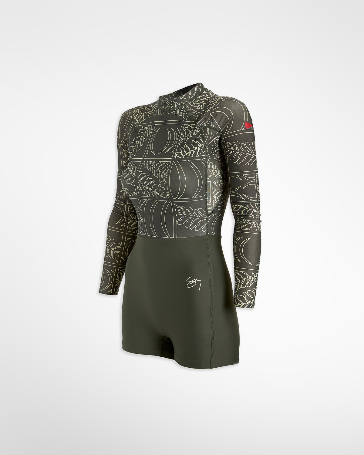 Sig Zane Koa Long Sleeve Surfsuit- Sycamore