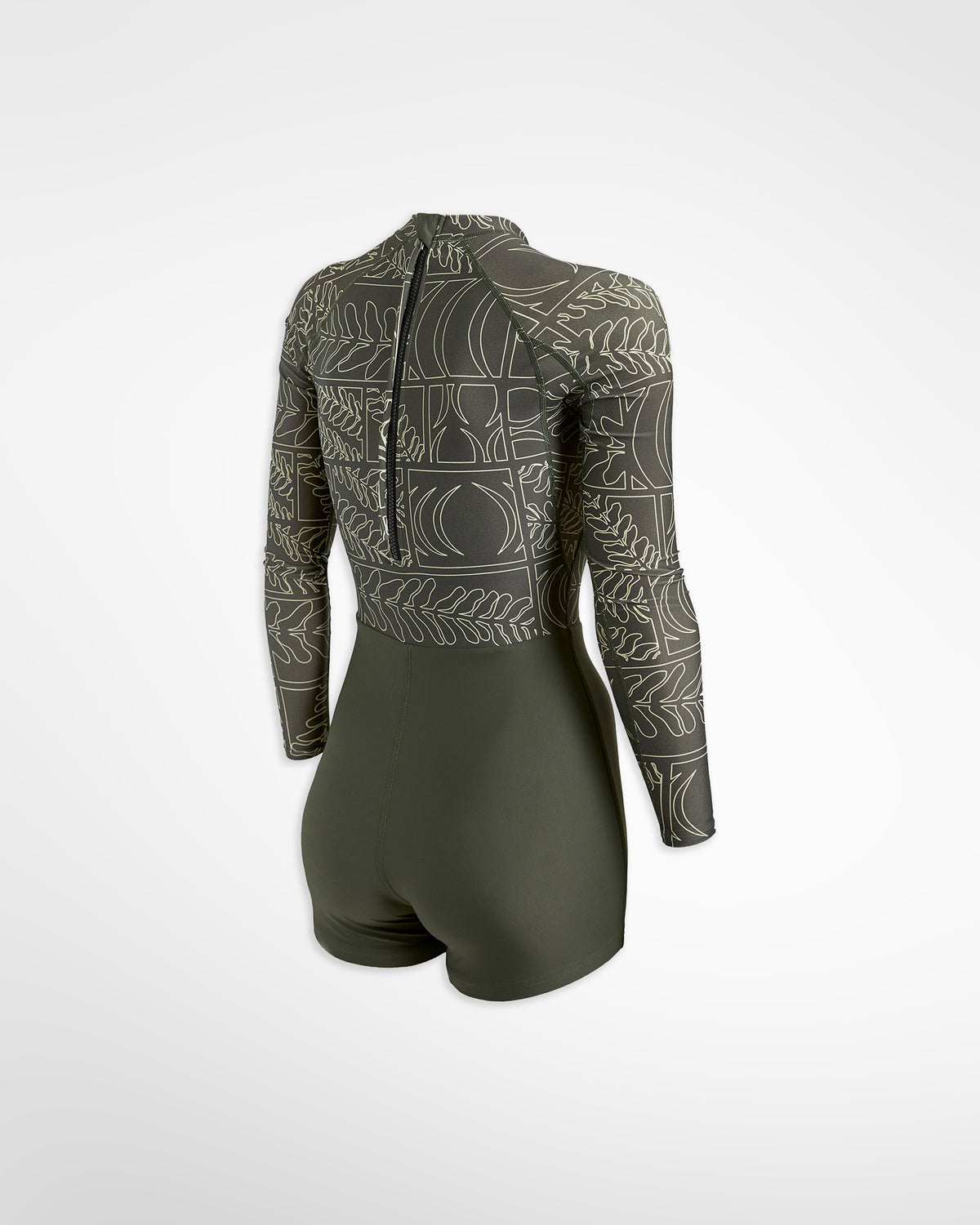 Sig Zane Koa Long Sleeve Surfsuit- Sycamore