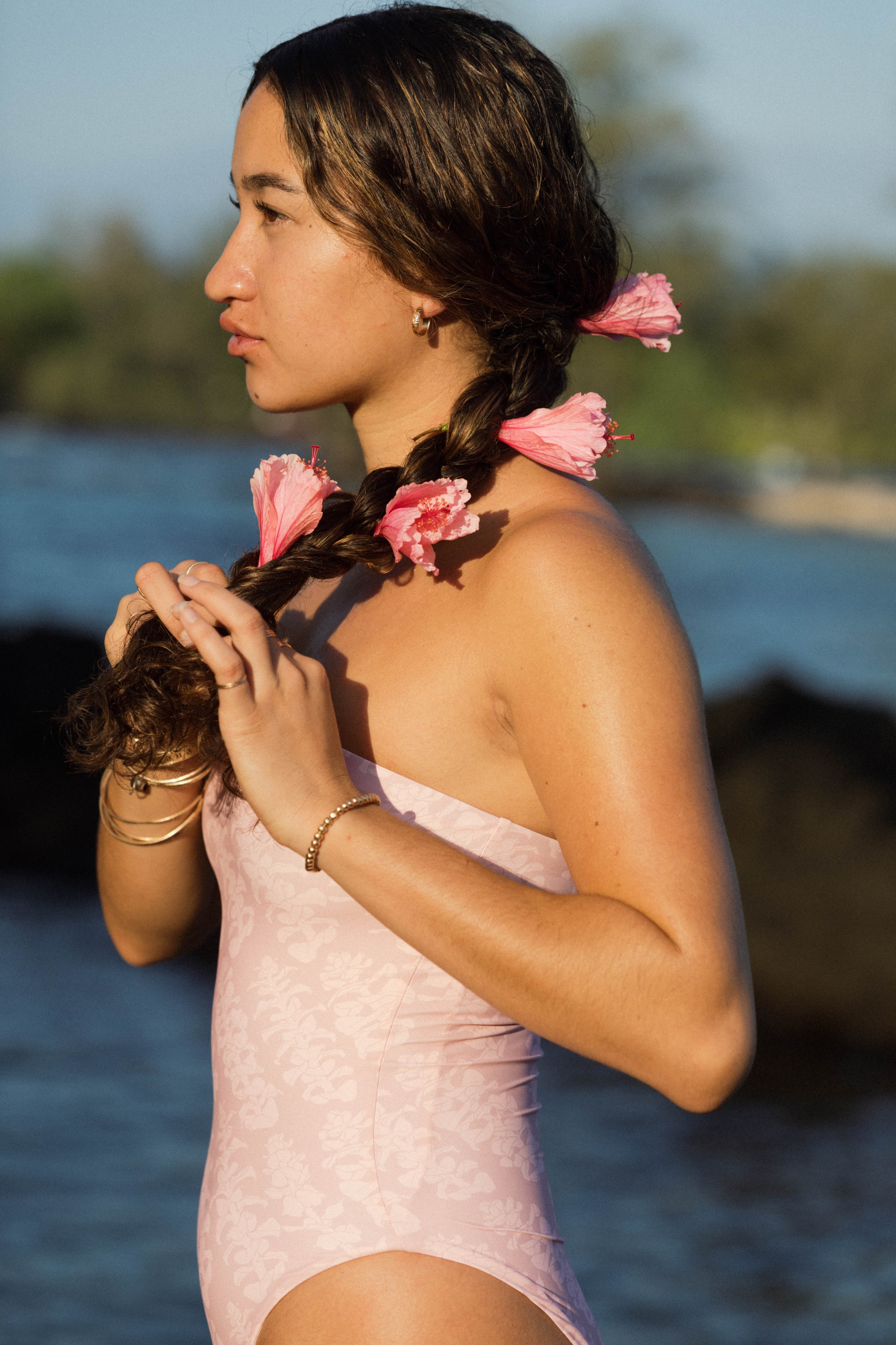 Sig Zane x Coconut Ave. Liko Ka Liko Oaxaca One Piece- Lotus