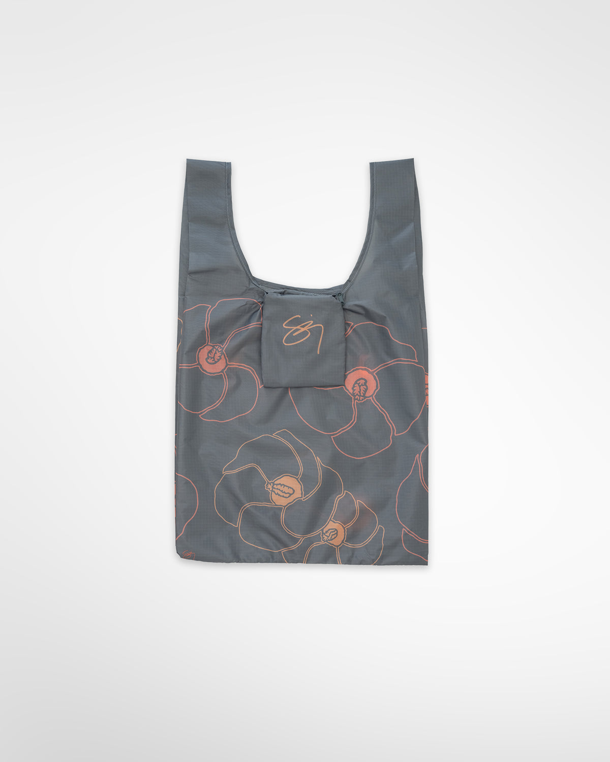Pua Hau Malama Bag- Gotham Grey/Cantalope/Salmon