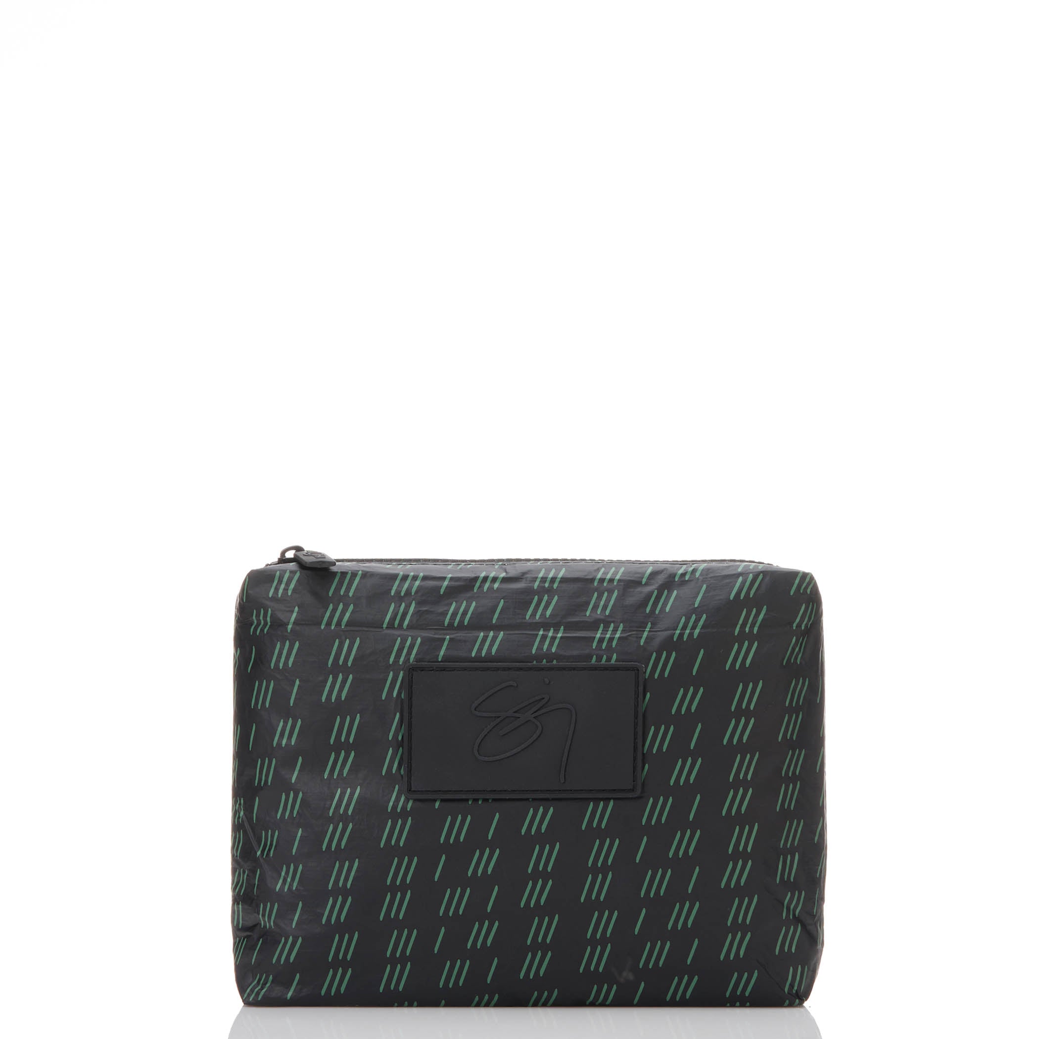 Lei Haʻa ʻAkolea Rain Aloha Collection Small Pouch- Black