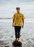 Lau Piʻilani Pullover Aloha Shirt - Wasabi
