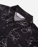 SATURDAYS Womens Waiakeakua Long Sleeve Shirt - Black