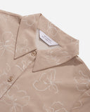SATURDAYS Womens Waiakeakua Long Sleeve Shirt - Khaki